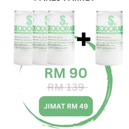 PAKEJ FAMILY 3 BOTOL + PERCUMA 1 BOTOL - PROMO